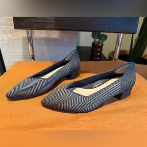 Rothy’s The High Point Comfort Heels, Size 6.5 Herringbone